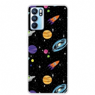 Coque Oppo Reno 6 5G illustration espace