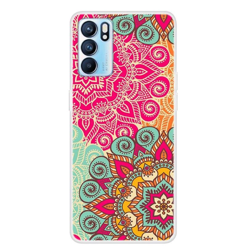 Coque Oppo Reno 6 5G Mandala Rétro