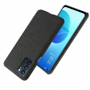 Coque Oppo Reno 6 5G revêtement tissu