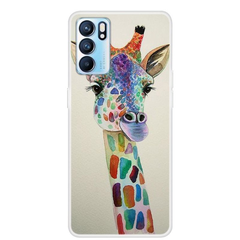 Coque Oppo Reno 6 La Girafe