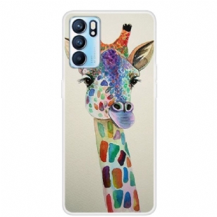 Coque Oppo Reno 6 La Girafe