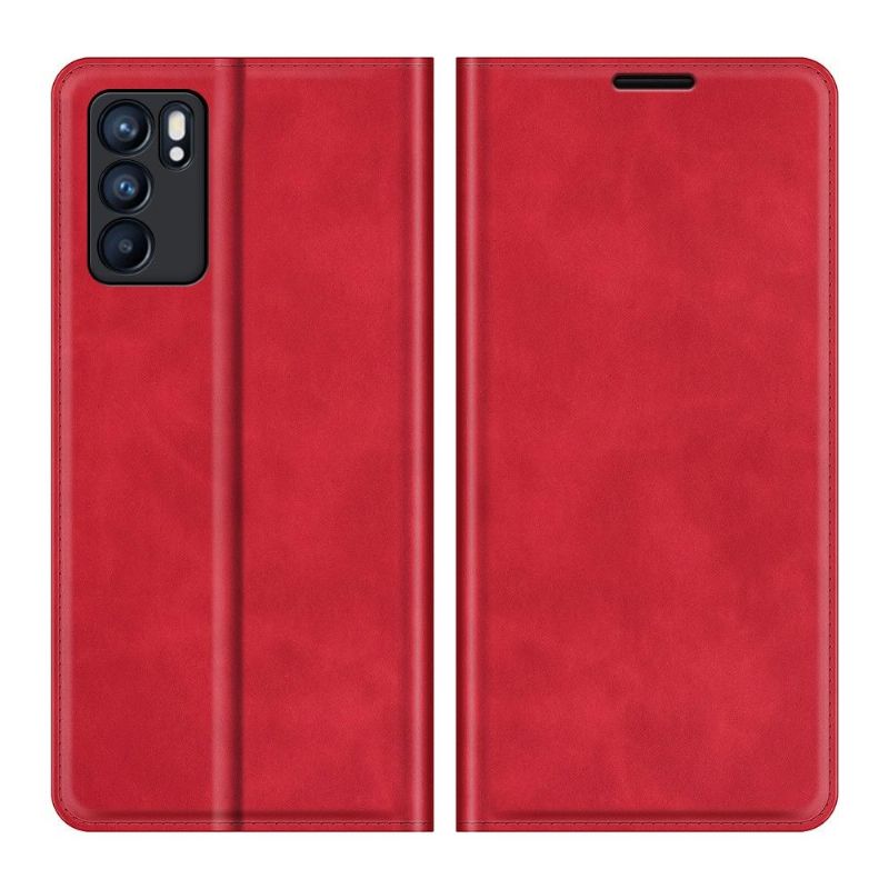 Étui Oppo Reno 6 5G simili cuir fonction stand