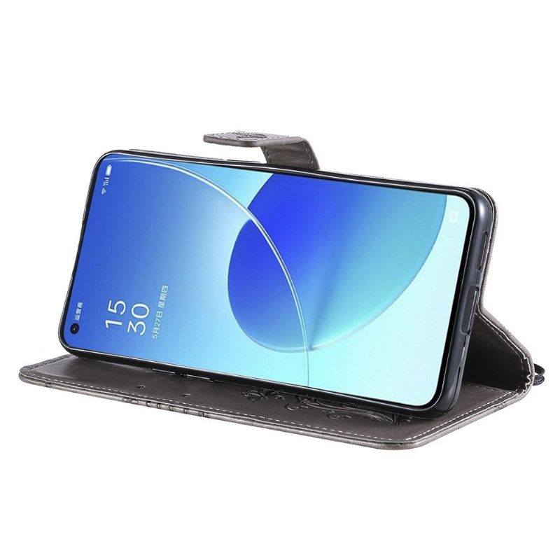 Housse Oppo Reno 6 5G Papillons fonction support