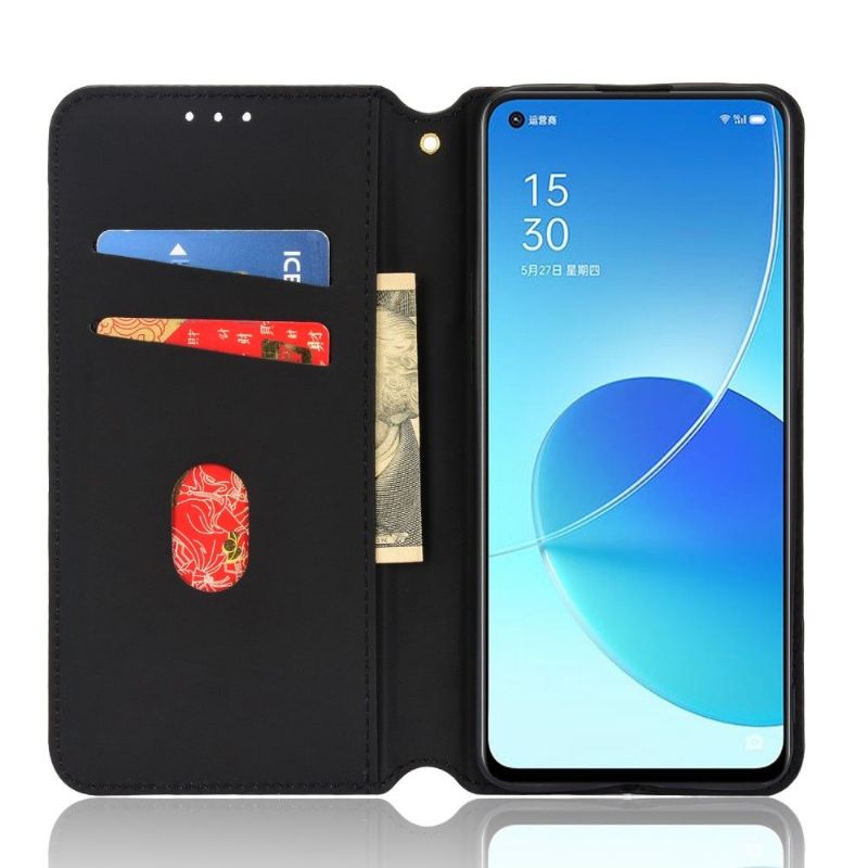 Oppo Reno 6 5G - Housse flip cover design géométrie