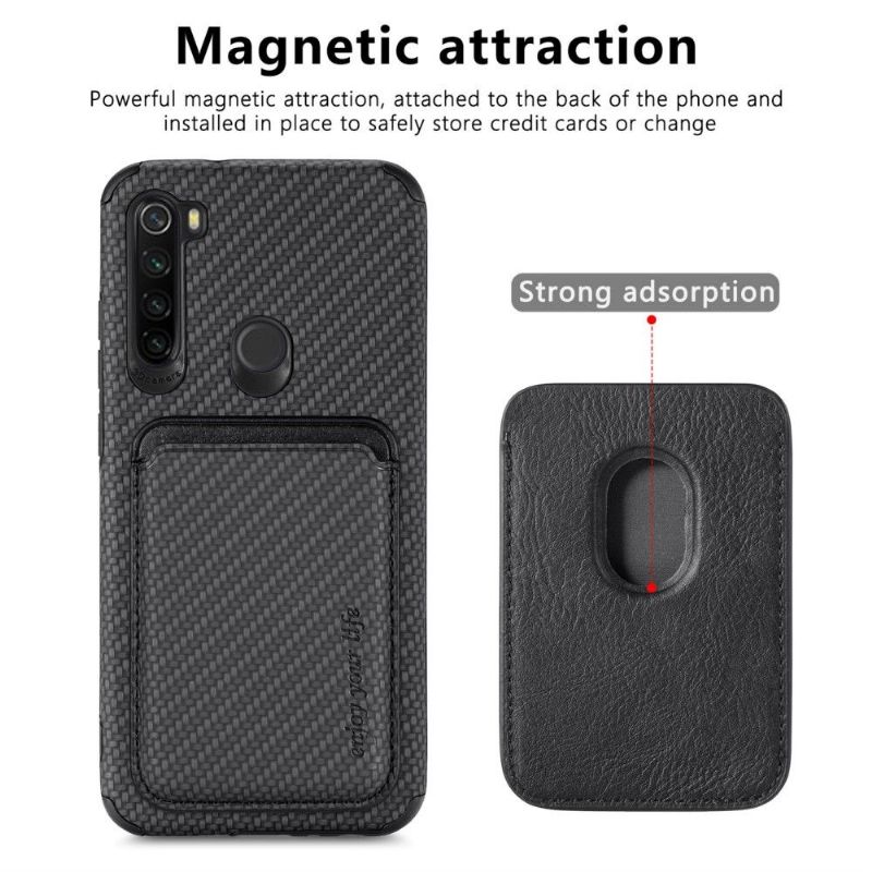 Protection Coque Xiaomi Redmi Note 8T Porte-carte magnétique