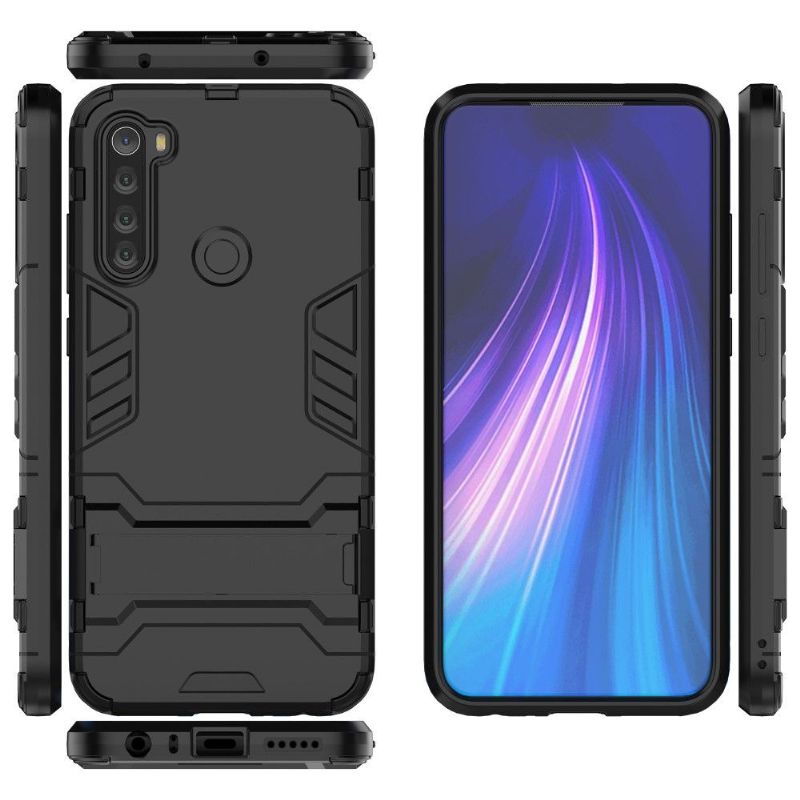 Xiaomi Redmi Note 8T - Coque cool guard antichoc avec support intégré