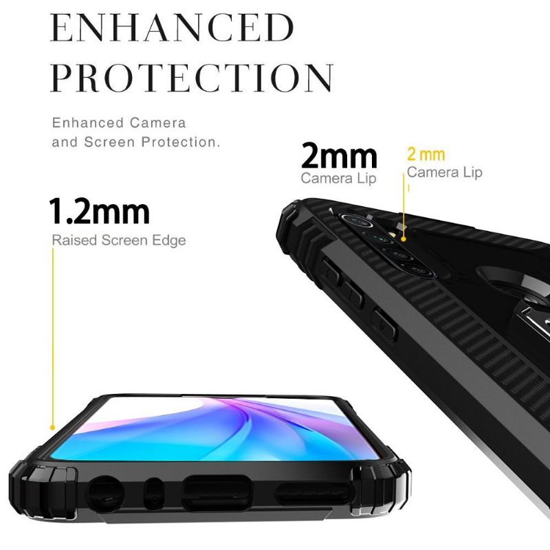 Xiaomi Redmi Note 8T - Coque ultra protectrice avec support