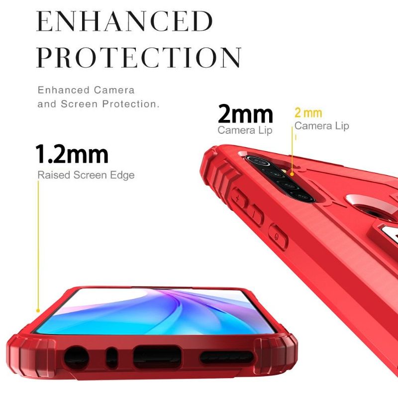 Xiaomi Redmi Note 8T - Coque ultra protectrice avec support