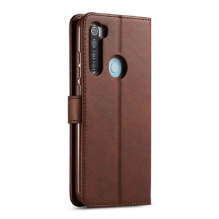 Xiaomi Redmi Note 8T - Étui imitation cuir portefeuille