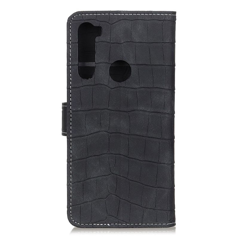 Xiaomi Redmi Note 8T - Housse effet croco coutures