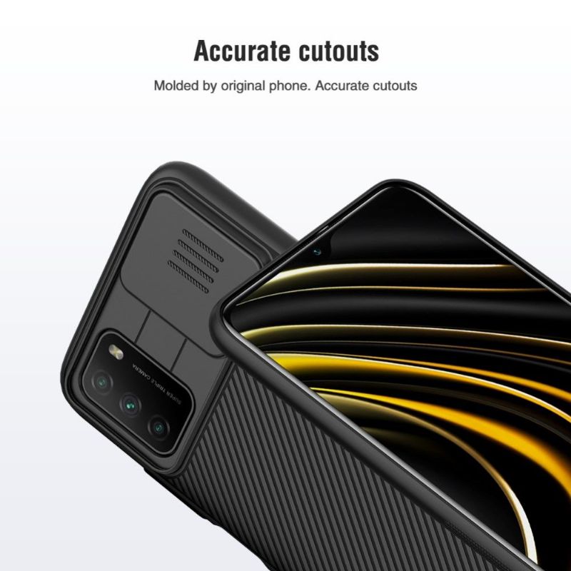 Coque Xiaomi Poco M3 avec cache objectif arrière