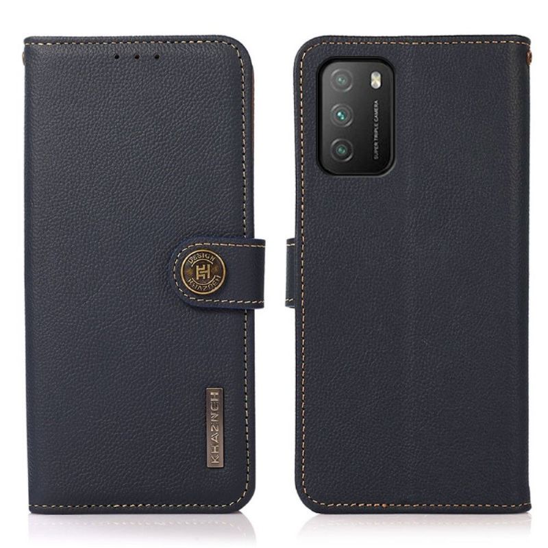 Housse Xiaomi Poco M3 KHAZNEH Classic en cuir