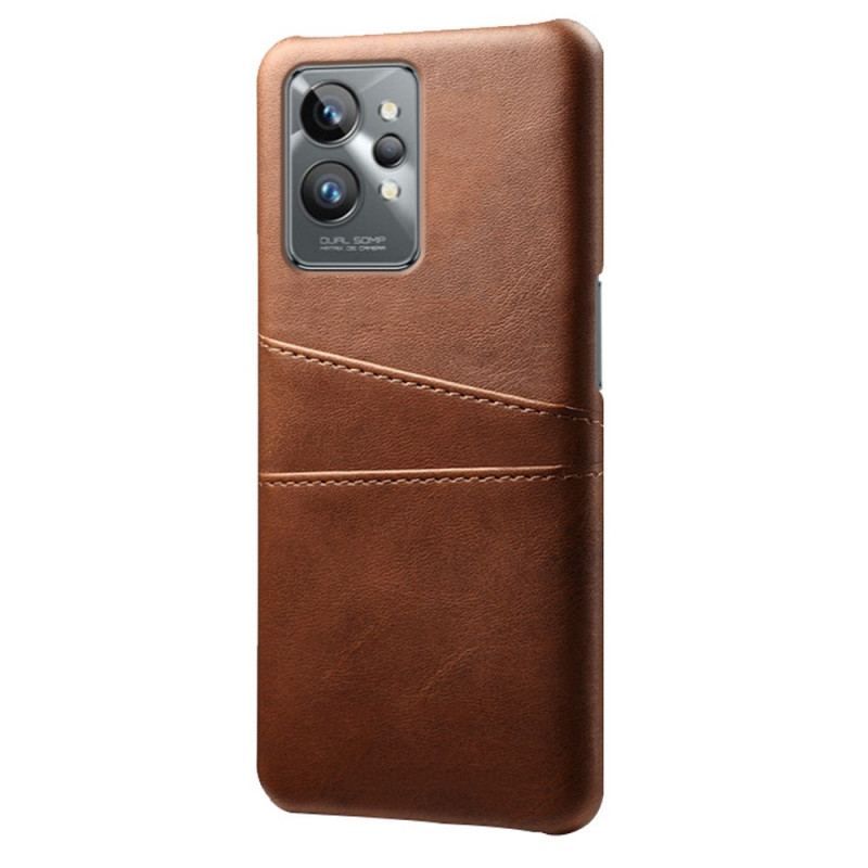 Coque Realme GT2 Pro Effet Cuir Porte-Cartes