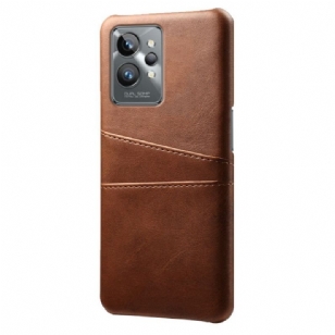 Coque Realme GT2 Pro Effet Cuir Porte-Cartes