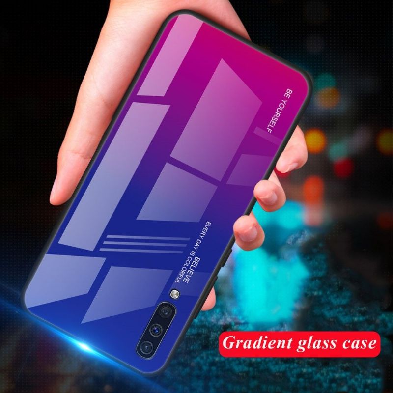 Samsung Galaxy A50 - Coque dégradé de couleurs