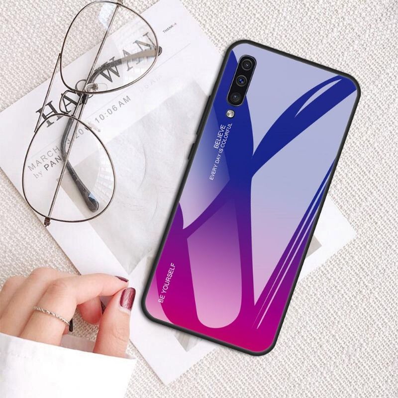 Samsung Galaxy A50 - Coque dégradé de couleurs