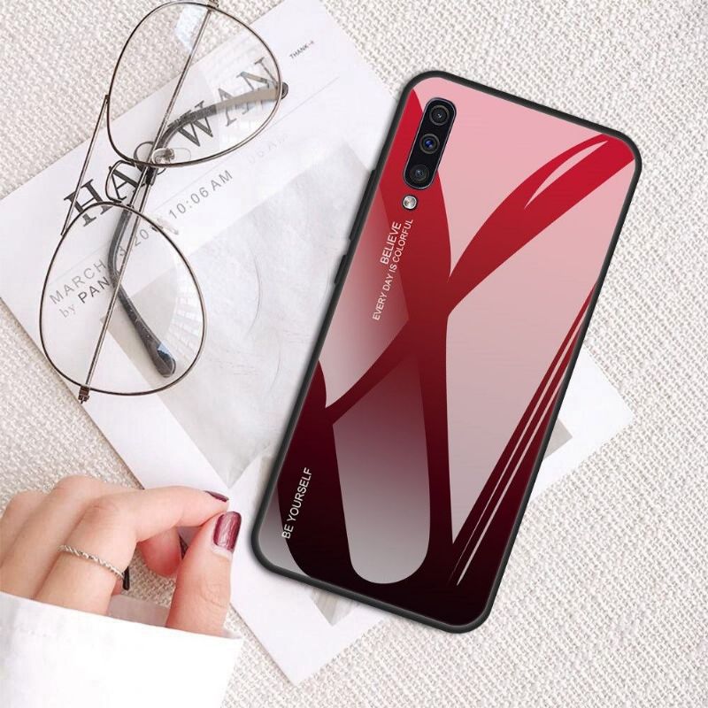 Samsung Galaxy A50 - Coque dégradé de couleurs