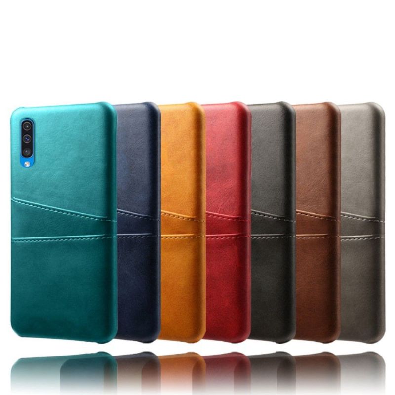 Samsung Galaxy A50 - Coque effet cuir porte-cartes Mélodie