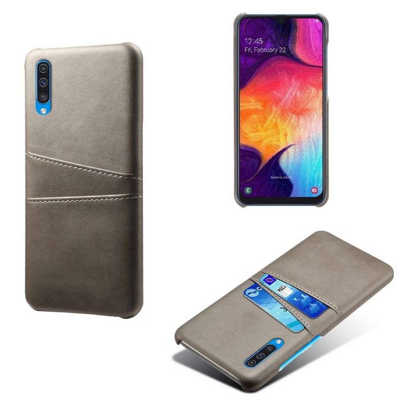 Samsung Galaxy A50 - Coque effet cuir porte-cartes Mélodie