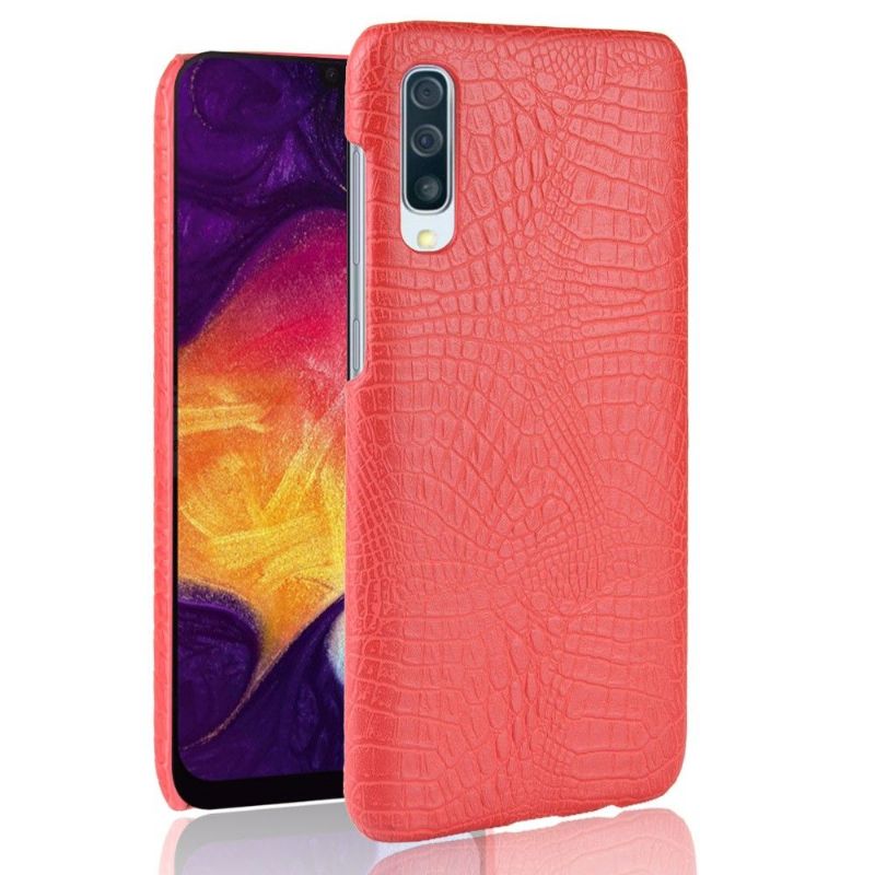 Samsung Galaxy A50 - Coque effet cuir texture peau de crocodile