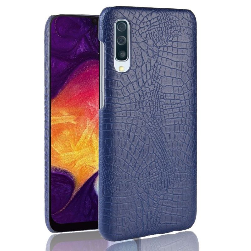 Samsung Galaxy A50 - Coque effet cuir texture peau de crocodile