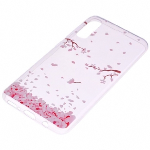 Samsung Galaxy A50 - Coque pétales de fleurs