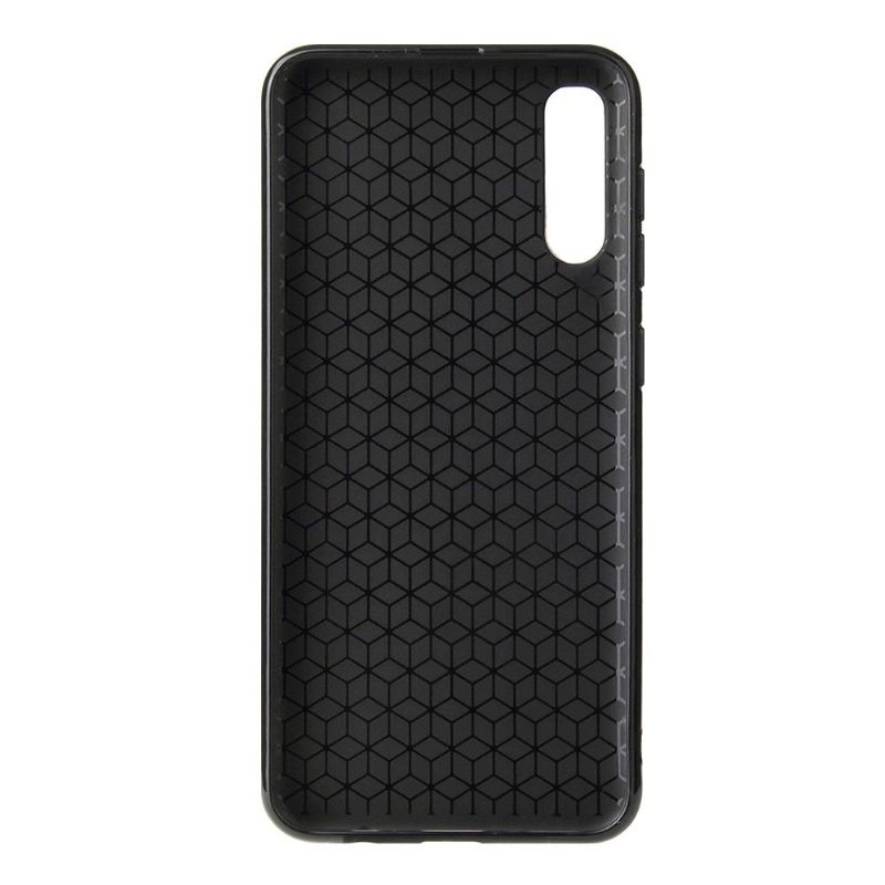 Samsung Galaxy A50 - Coque revêtement fibre de carbone