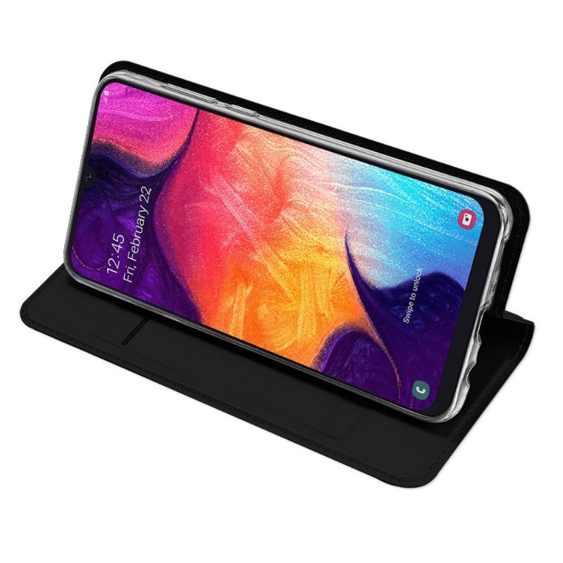 Samsung Galaxy A50 - Étui business imitation cuir