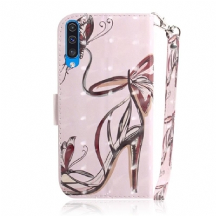 Samsung Galaxy A50 - Etui à lanière motif talon