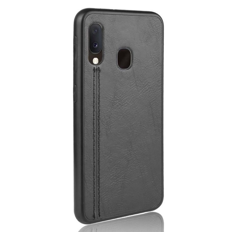 Coque Samsung Galaxy A20e Effet Cuir