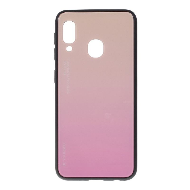 Samsung Galaxy A20e - Coque dégradé de couleurs