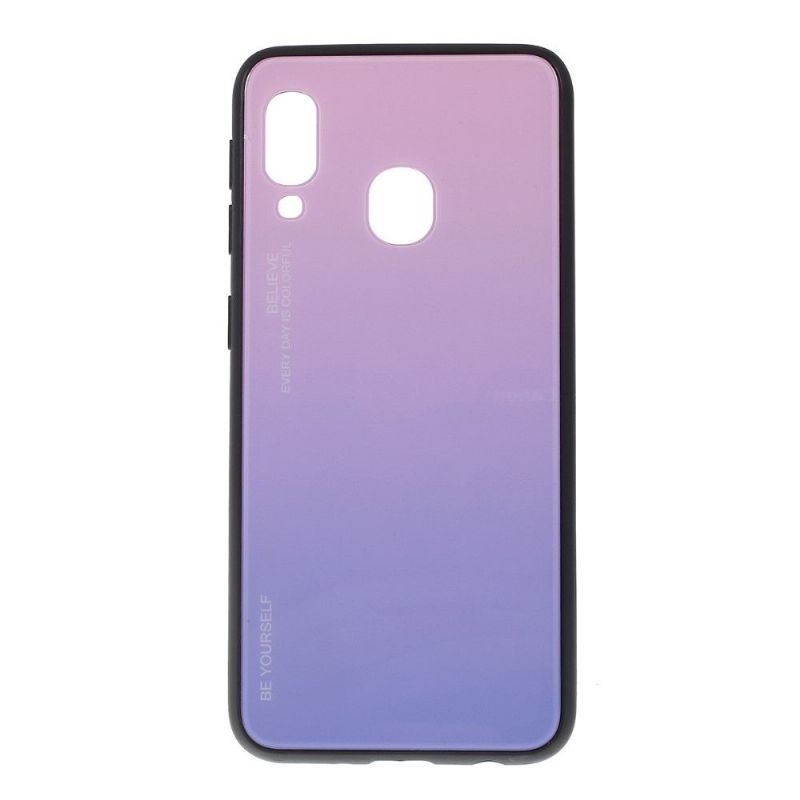 Samsung Galaxy A20e - Coque dégradé de couleurs