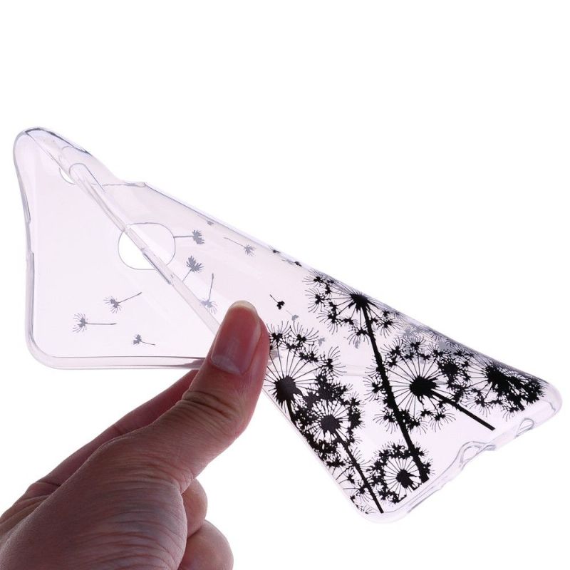 Samsung Galaxy A20e - Coque transparente motifs pissenlits