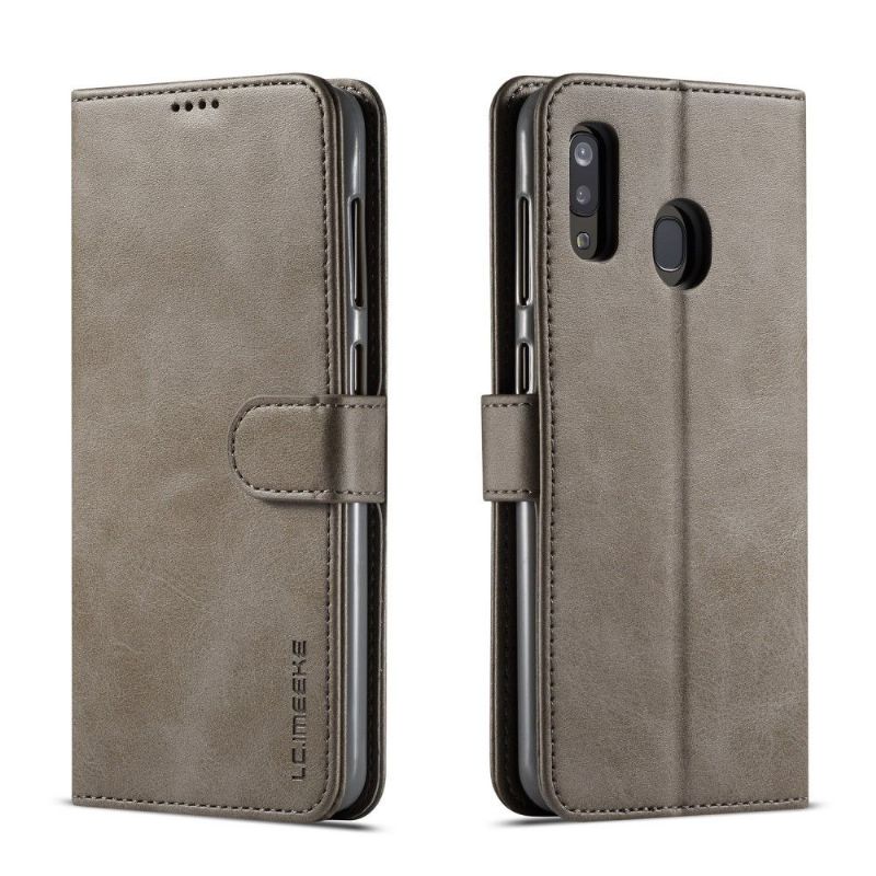 Samsung Galaxy A20e - Étui Tommy style cuir