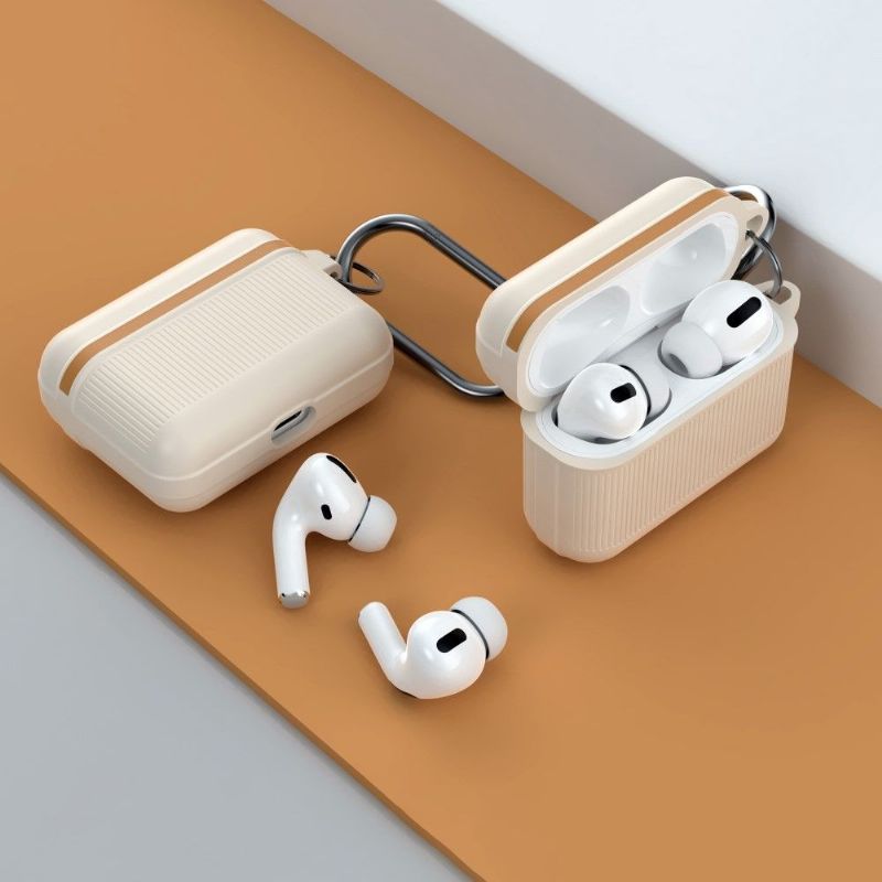 Protection coque AirPods 3 Suitcase avec mousqueton