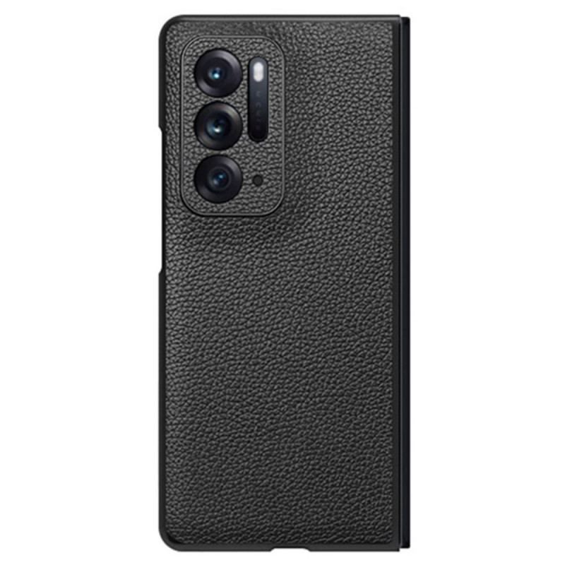 Coque Oppo Find N Véritable Cuir litchi Premium