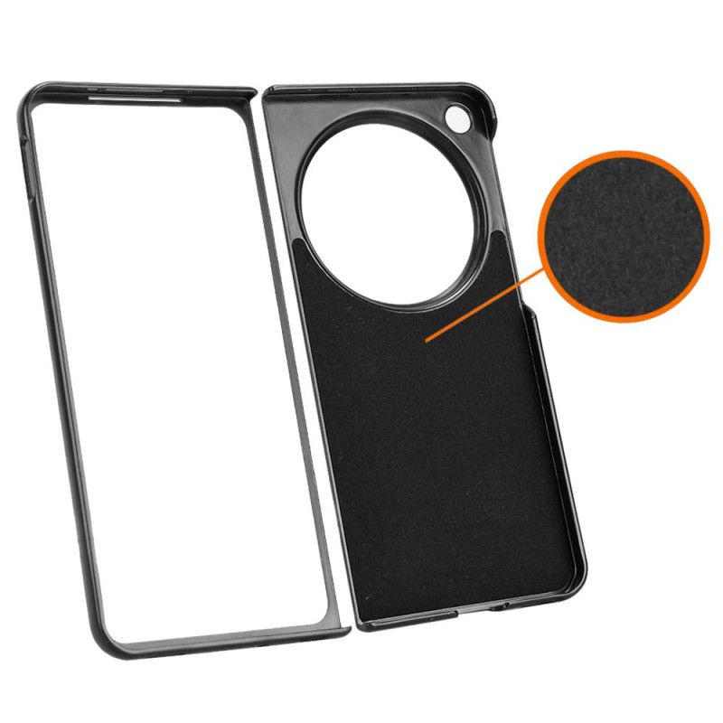 Coque OnePlus Open Simili Cuir Couture