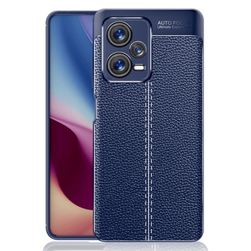 Coque Xiaomi Redmi Note 12 Pro Plus Effet Cuir Litchi Double Line