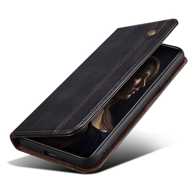 Flip Cover Xiaomi Redmi Note 12 Pro Plus Simili Cuir Ciré