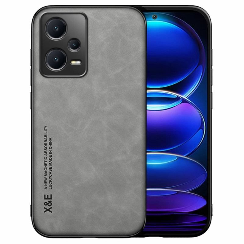 Coque Xiaomi Redmi Note 12 Pro/Poco X5 Pro 5G Cuir Effet Cuir X&E