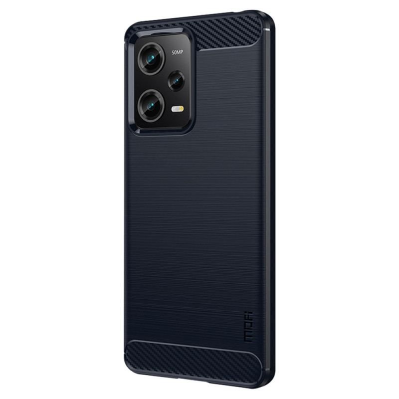 Coque Xiaomi Redmi Note 12 Pro/Poco X5 Pro 5G Fibre Carbone Brossée MOFI