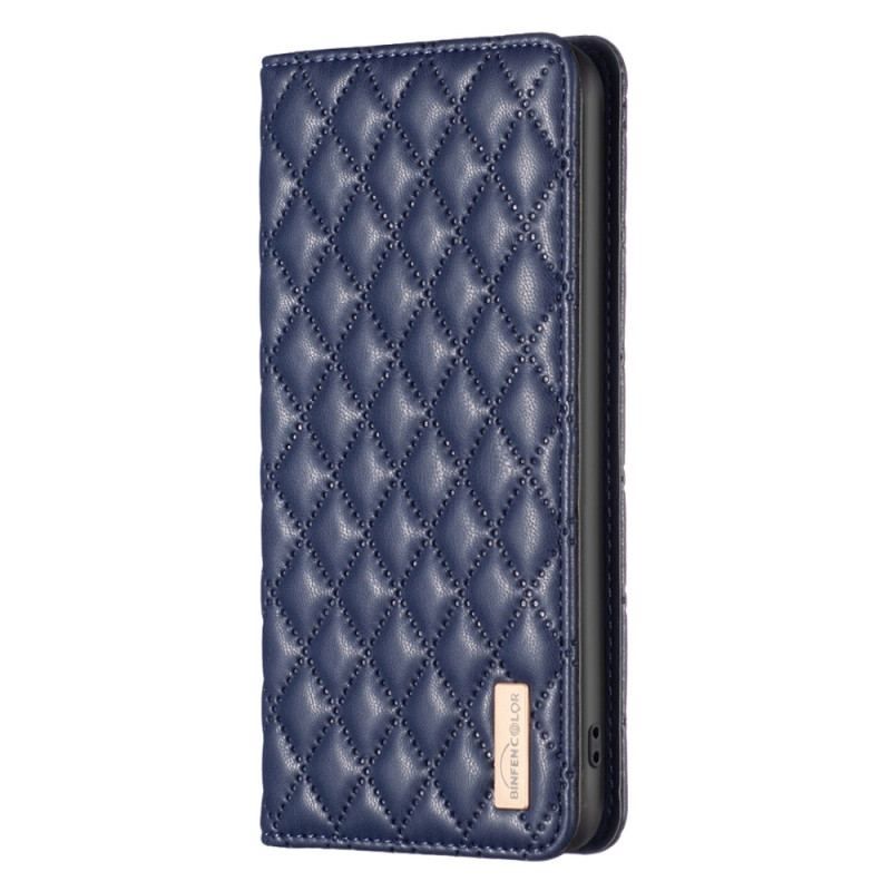 Flip Cover Xiaomi Redmi Note 12 Pro/Poco X5 Pro 5G Matelassée BINFEN COLOR