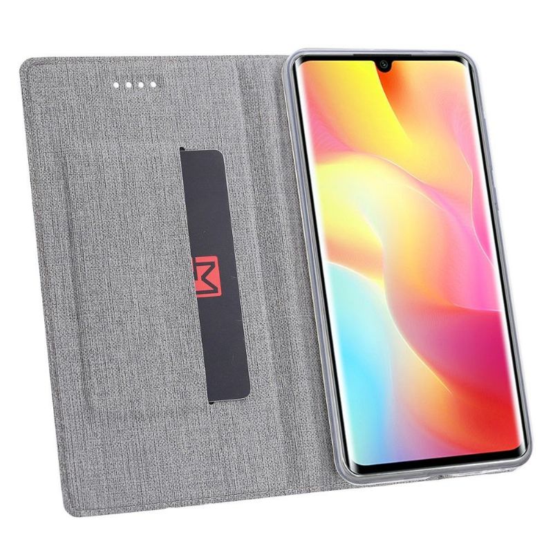 Housse Xiaomi Mi Note 10 Lite Croisillons Fonction Support