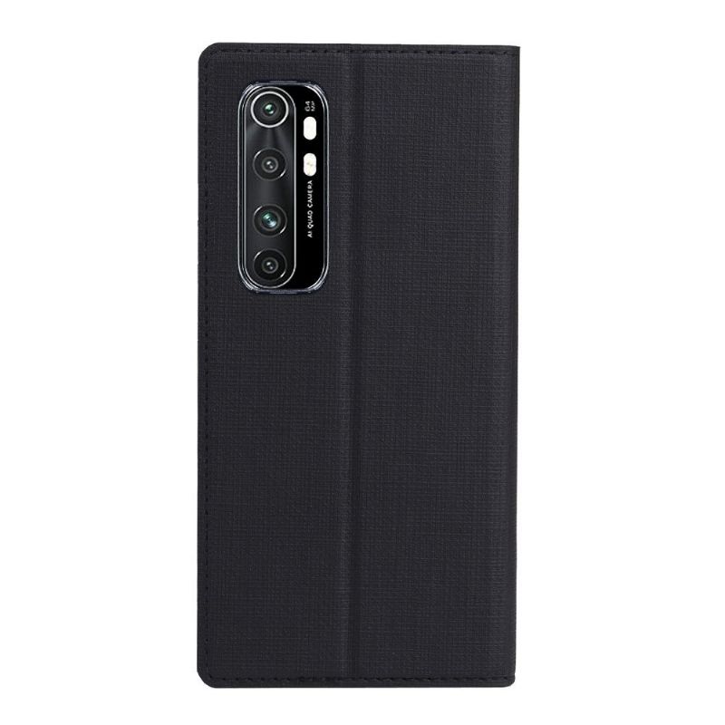 Housse Xiaomi Mi Note 10 Lite Croisillons Fonction Support