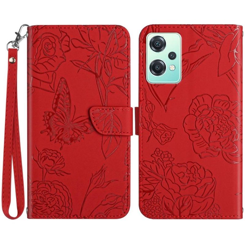 Housse OnePlus Nord CE 2 Lite 5G Illustration Papillon et Fleurs