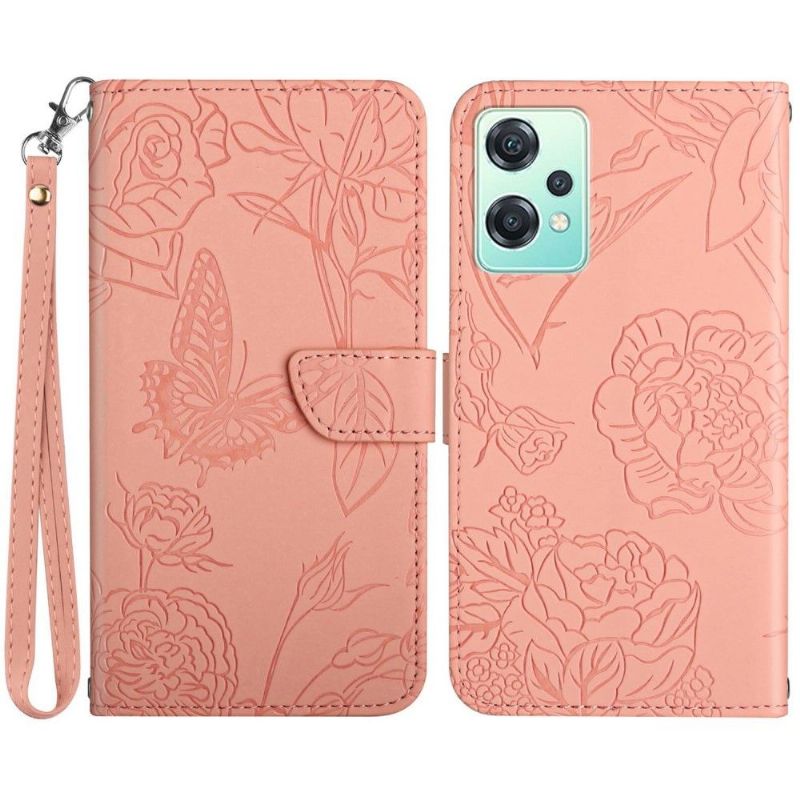 Housse OnePlus Nord CE 2 Lite 5G Illustration Papillon et Fleurs