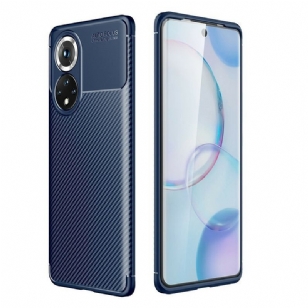 Coque Honor 50/ Huawei Nova 9 Flexible Texture Fibre Carbone