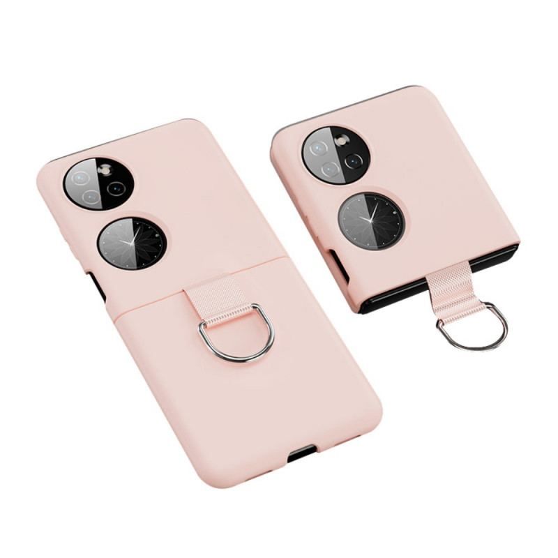 Coque Huawei P50 Pocket Anneau en Métal