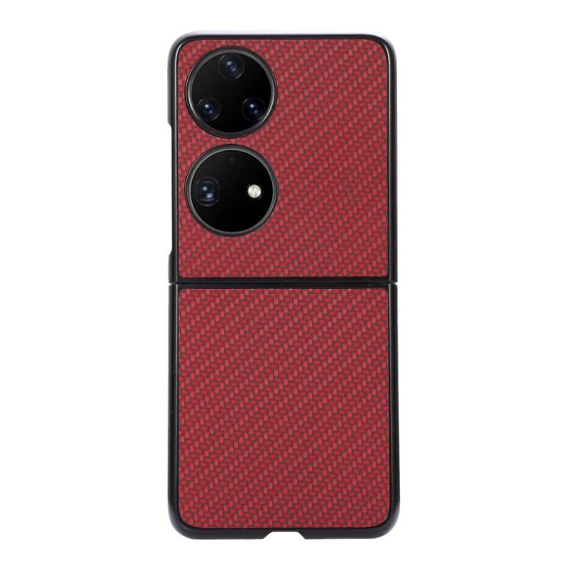 Coque Huawei P50 Pocket Fibre Carbone Texturée