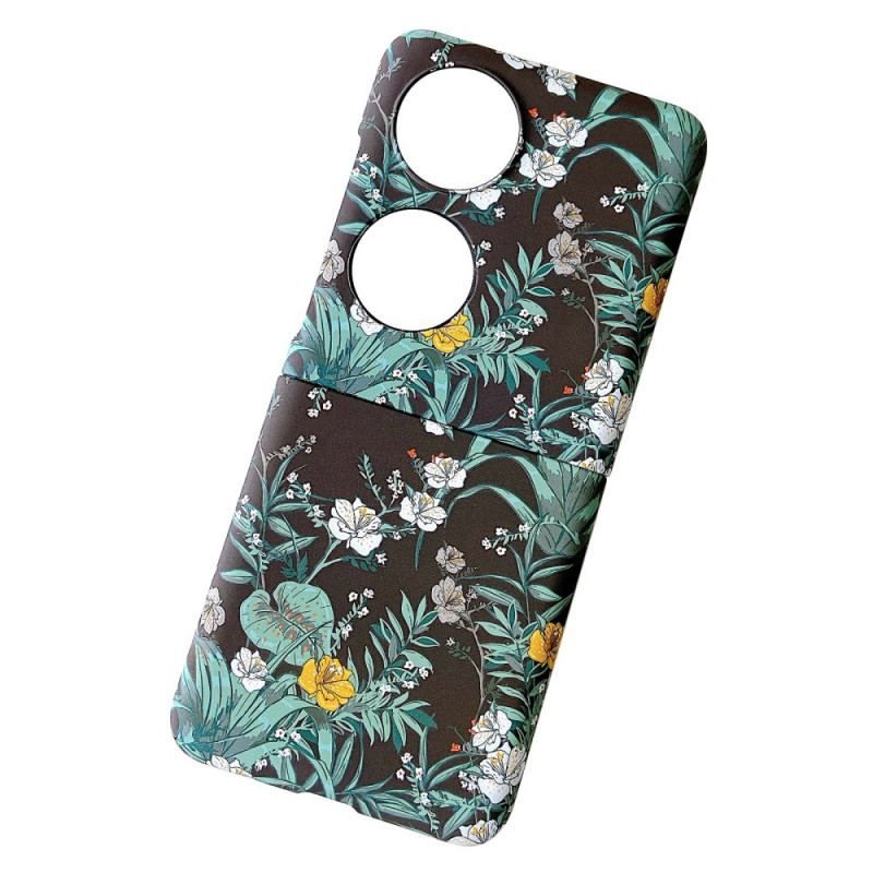 Coque Huawei P50 Pocket Fleurs